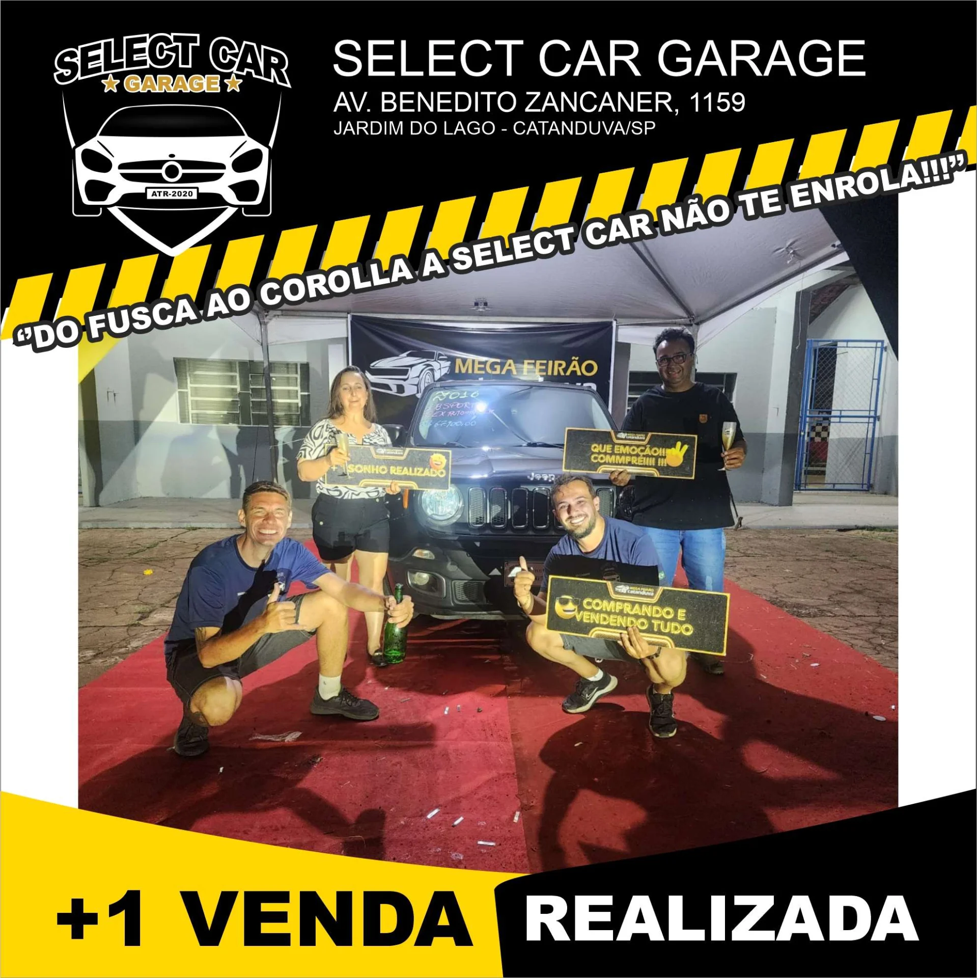 Entrega de veículo Select Car 6