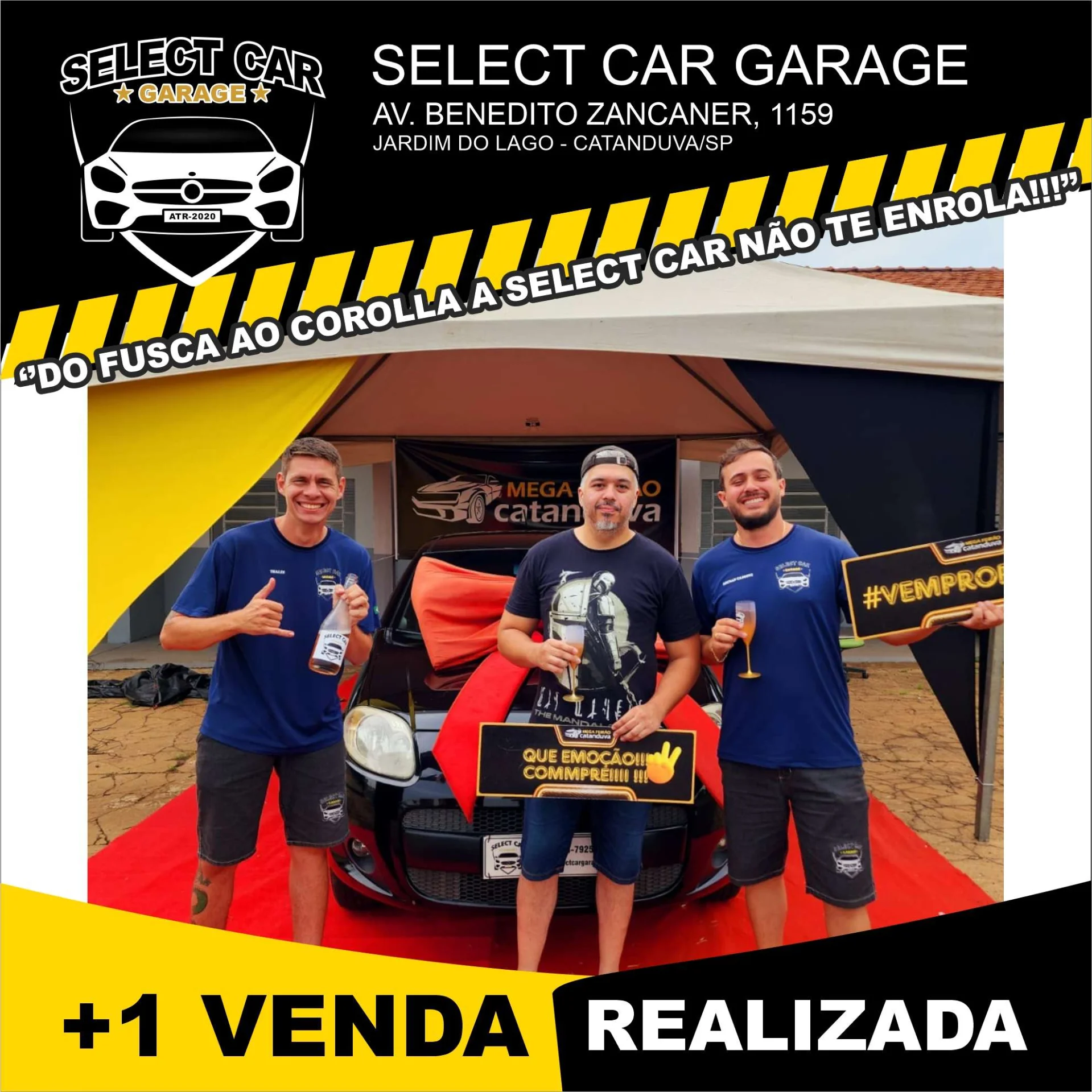 Entrega de veículo Select Car 1