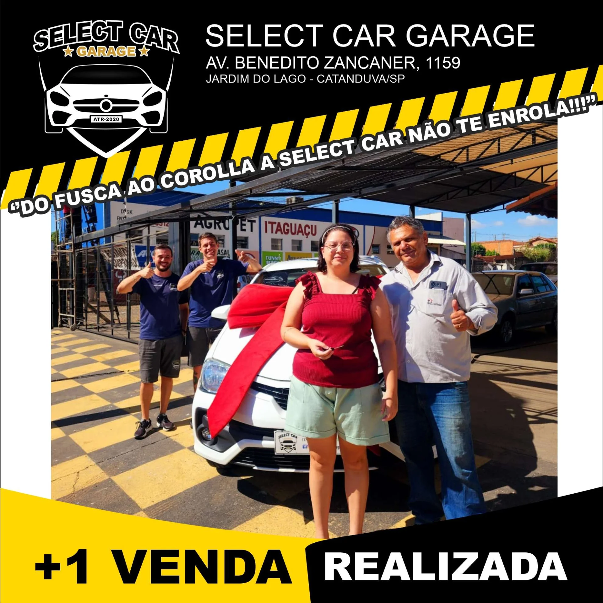 Entrega de veículo Select Car 2